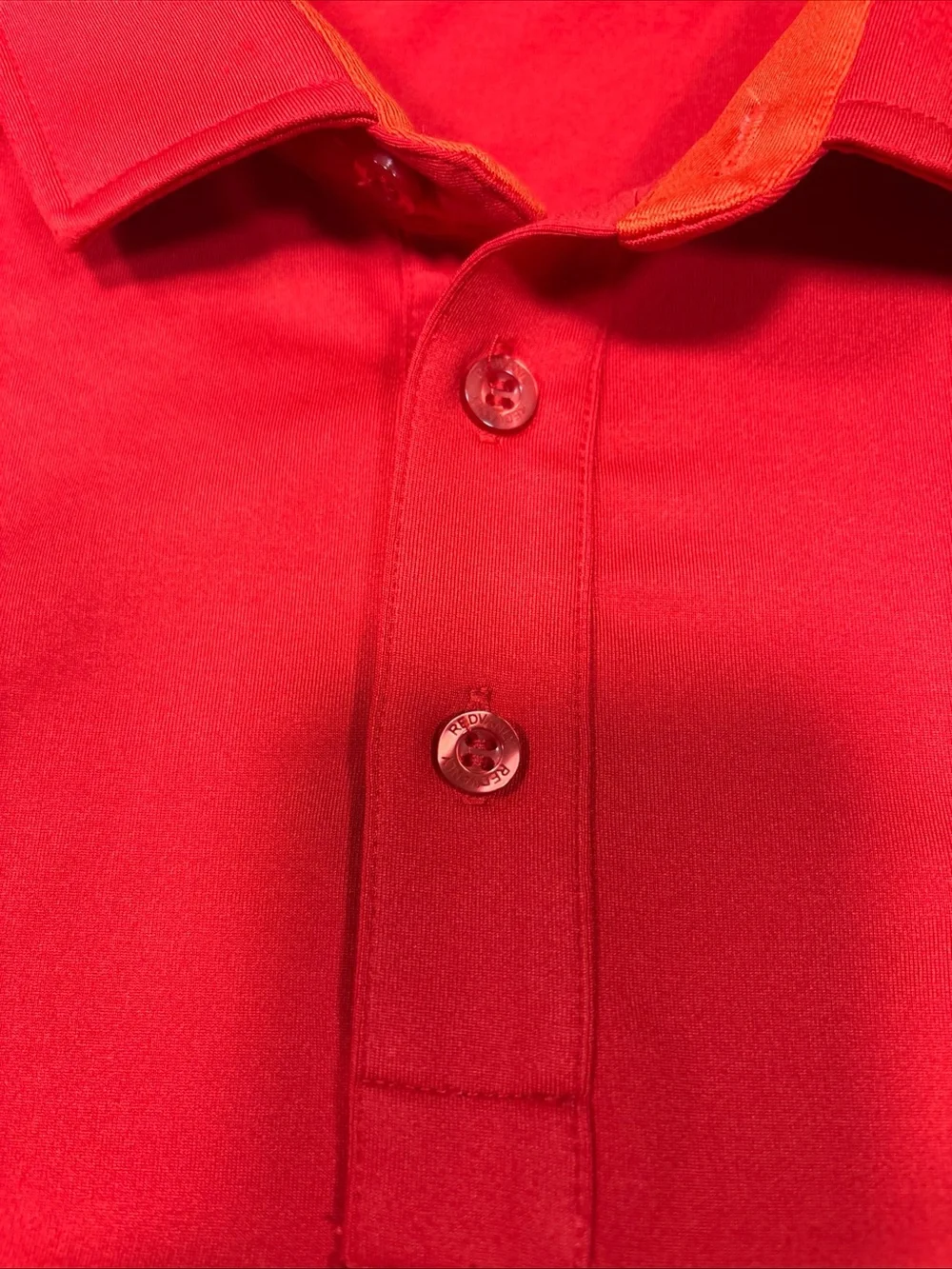 Redvanly Men's Size XL Rio Red Blue Golf Polo Shirt Stretch
